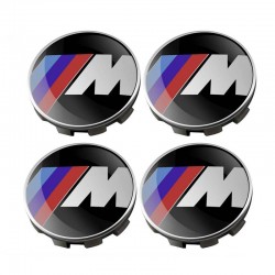 Set 4 capacele roti, M power 68mm, pentru jante aliaj BMW
