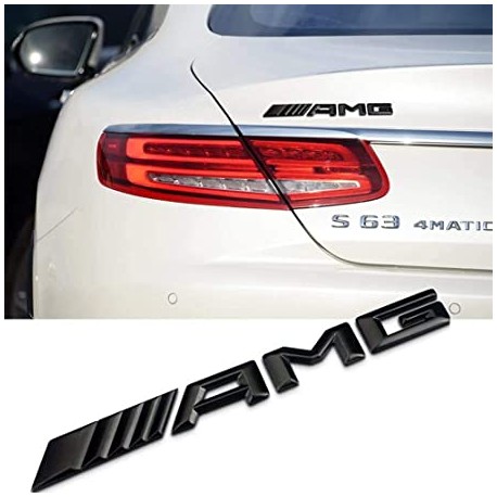 Emblema AMG spate portbagaj Mercedes, culoare negru matt