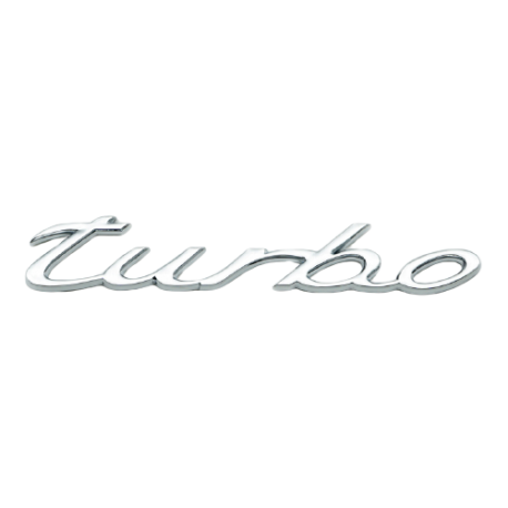 Emblema Turbo spate portbagaj Porsche