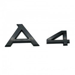 Emblema A4 pentru Audi,Negru lucios