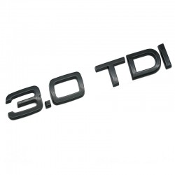 Emblema 3.0 TDI Audi spate portbagaj,Negru lucios