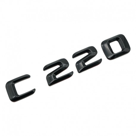 Emblema C 220 Negru,pentru spate portbagaj Mercedes