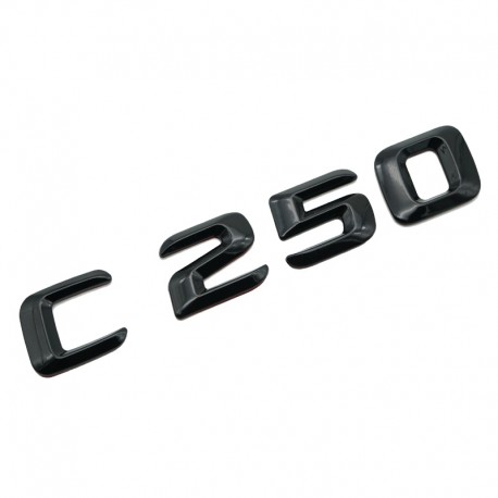 Emblema C 250 Negru,pentru spate portbagaj