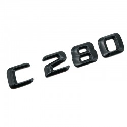 Emblema C 280 Negru,pentru spate portbagaj Mercedes