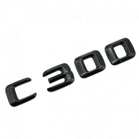 Emblema C 300 Negru,pentru spate portbagaj