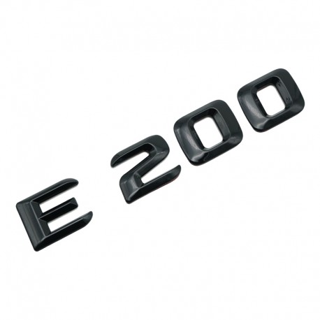 Emblema E 200 Negru,pentru spate portbagaj Mercedes