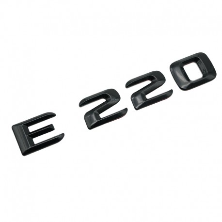 Emblema E 220 Negru,pentru spate portbagaj Mercedes