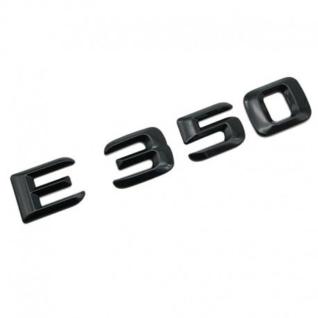 Emblema E 350 Negru,pentru spate portbagaj Mercedes