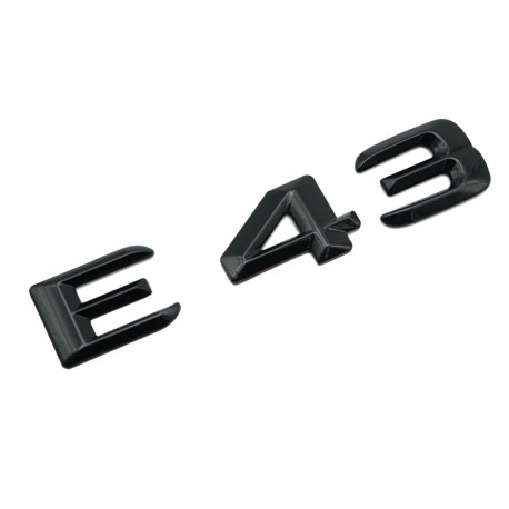 Emblema E 43 Negru,pentru spate portbagaj Mercedes