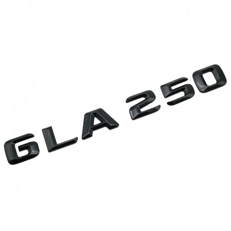 Emblema GLA 250 Negru,pentru spate portbagaj Mercedes