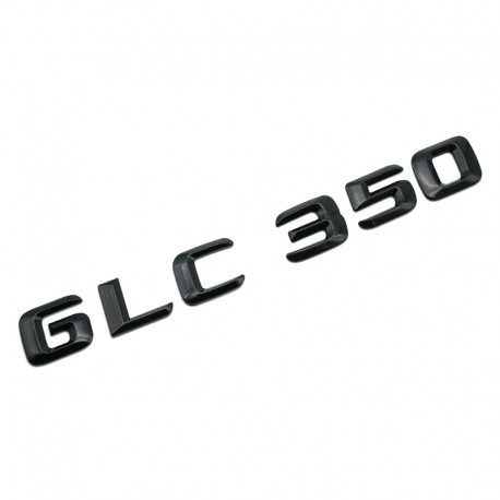 Emblema GLC 350 Negru,pentru spate portbagaj Mercedes
