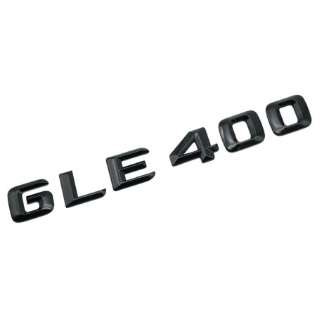 Emblema GLE 400 Negru,pentru spate portbagaj Mercedes