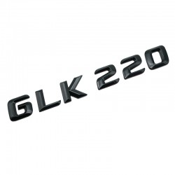 Emblema GLK 220 Negru,pentru spate portbagaj Mercedes