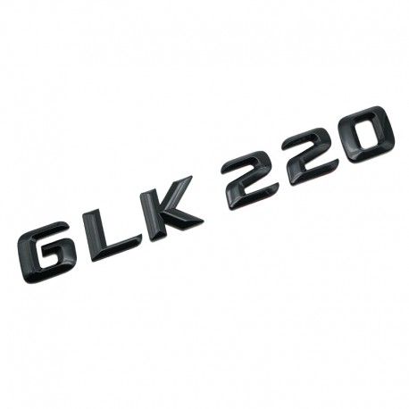 Emblema GLK 220 Negru,pentru spate portbagaj Mercedes