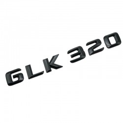 Emblema GLK 320 Negru,pentru spate portbagaj Mercedes