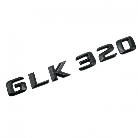 Emblema GLK 320 Negru,pentru spate portbagaj Mercedes