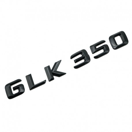 Emblema GLK 350 Negru,pentru spate portbagaj Mercedes