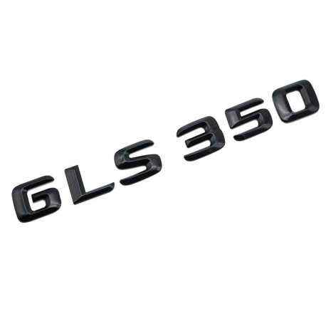 Emblema GLS 350 Negru,pentru spate portbagaj Mercedes