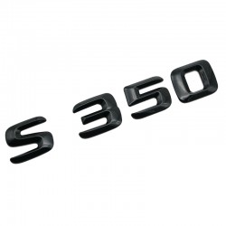 Emblema S 350 Negru,pentru spate portbagaj Mercedes