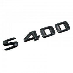 Emblema S 400 Negru,pentru spate portbagaj Mercedes