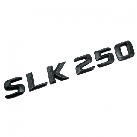 Emblema SLK 250 Negru,pentru spate portbagaj Mercedes