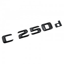 Emblema C 250d Negru,pentru spate portbagaj Mercedes