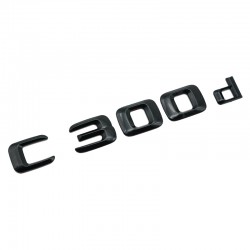 Emblema C 300d Negru,pentru spate portbagaj Mercedes
