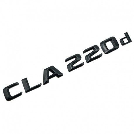 Emblema CLA 220d Negru,pentru spate portbagaj Mercedes