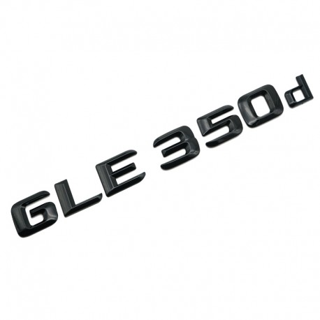 Emblema GLE 350d Negru,pentru spate portbagaj Mercedes