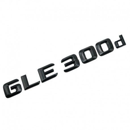 Emblema GLE 300d Negru,pentru spate portbagaj Mercedes