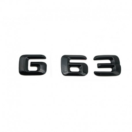 Emblema G 63 Negru, pentru spate portbagaj Mercedes