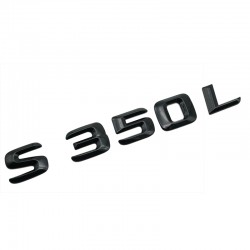 Emblema S 350L Negru, pentru spate portbagaj Mercedes