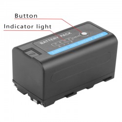 Acumulator Sony NP-F750 /NP-F770, 5200mAh, LED Indicator