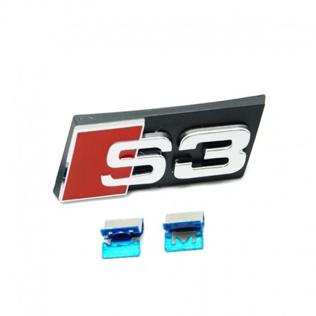 Emblema S3 grila fata Audi, prindere cu cleme