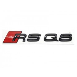 Emblema RSQ8 pentru Audi Q8 Sline, negru