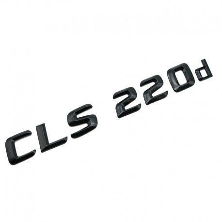 Emblema CLS 220d Negru, pentru spate portbagaj Mercedes