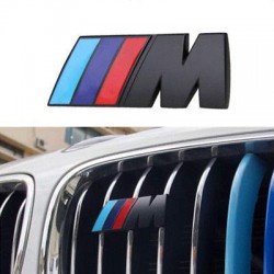 Emblema M Power grila fata BMW, negru matt