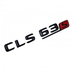 Emblema CLS 63_S Negru cu rosu, pentru spate portbagaj Mercedes