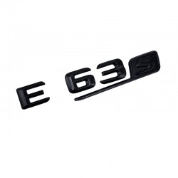 Emblema E 63_S Negru, pentru spate portbagaj Mercedes