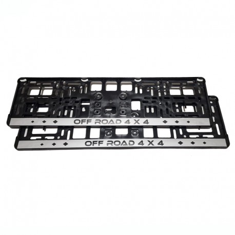 Set 2 bucati suport numar inmatriculare OFF ROAd 4x4