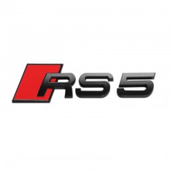 Emblema RS5 Audi Sline, negru