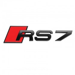 Emblema RS7 Audi Sline, negru