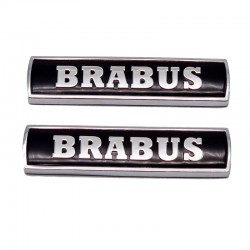 Set embleme Brabus pentru aripi Mercedes, Negru