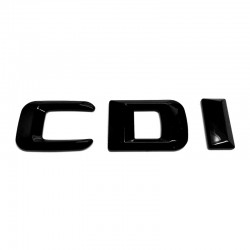 Emblema CDI spate portbagaj Mercedes, Negru