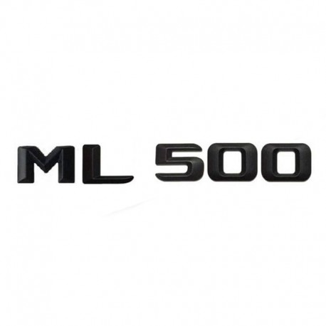 Emblema ML 500 pentru spate portbagaj Mercedes, Negru