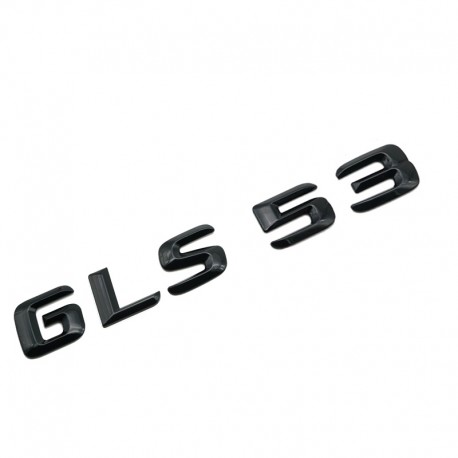 Emblema GLS 53 pentru spate portbagaj Mercedes, Negru