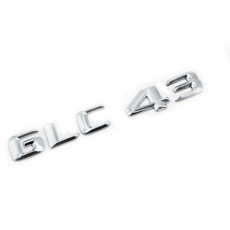 Emblema GLC 43 pentru spate portbagaj Mercedes, chrom