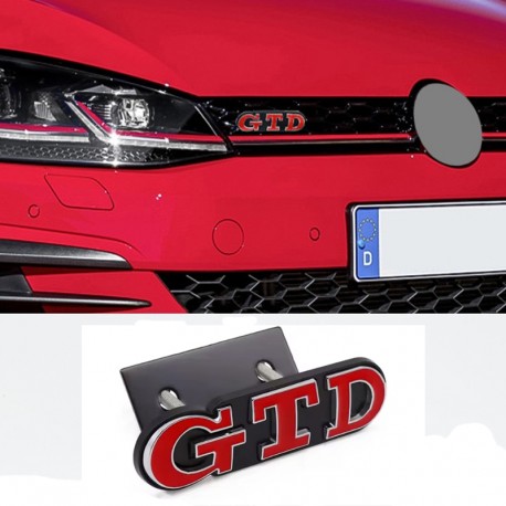 Emblema GTD, grila fata Volkswagen