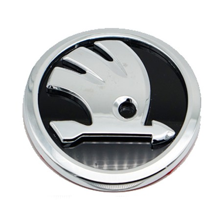 Emblema/sigla Skoda 90mm, Chrom