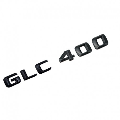Emblema GLC 400 pentru spate portbagaj Mercedes, Negru
